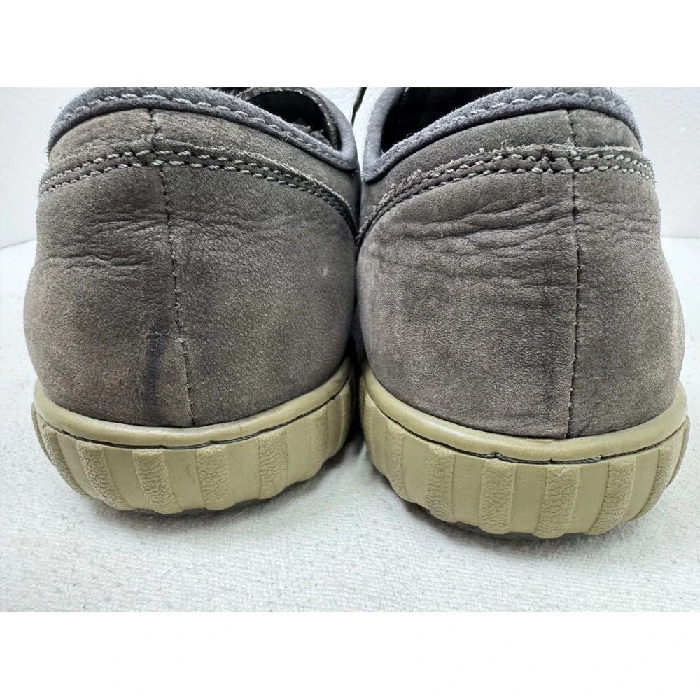 Muk Lugs Sneakers Mens Size 10 Gray Leather Low Top Lace Up Casual - Picture 7 of 11